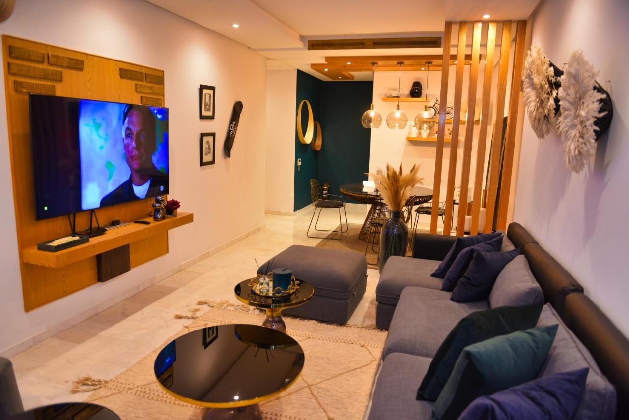 Appartement De Prestige Climatise A L'Hivernage 400M De La Gare Marrakesh Exterior photo